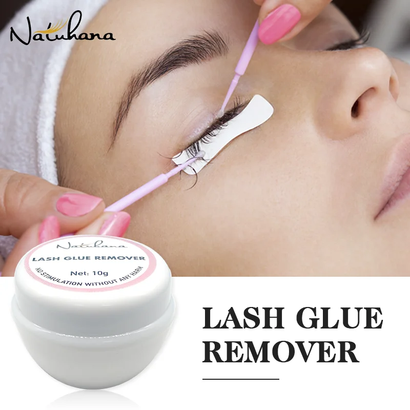 Top Trends: NATUHANA 10g / 15g Grafting Eyelash Extension Glue Cream Remover Non-irritating Plant Lashes Gel Remover Adhesive For Makeup Tools Shoppable Styles