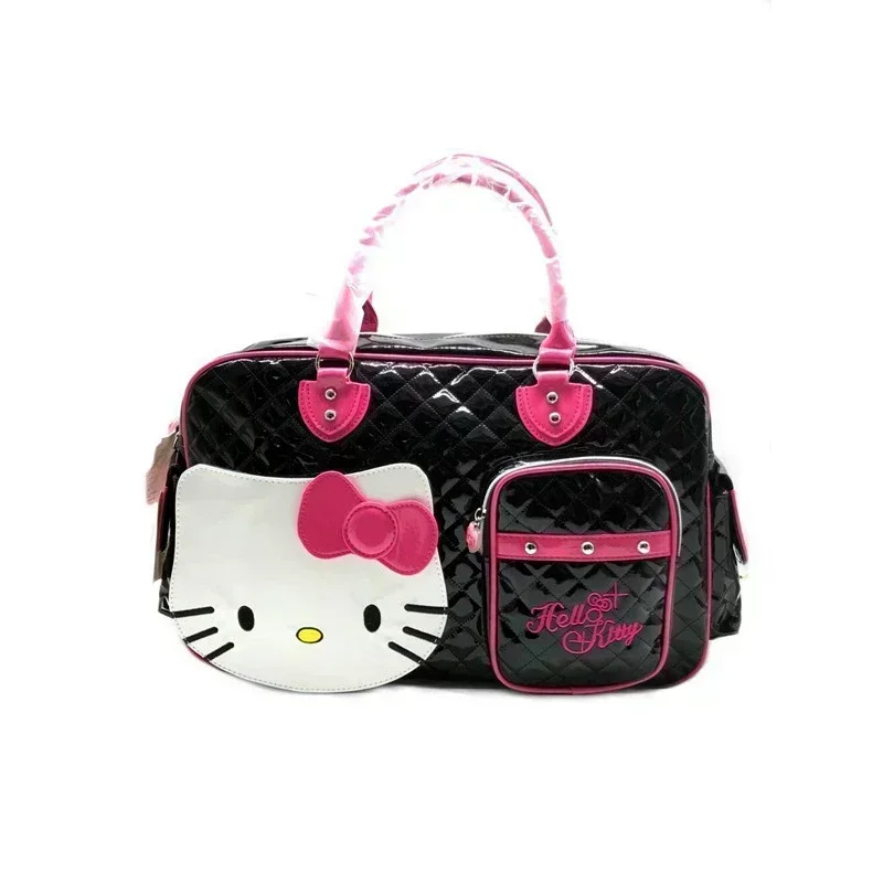 Top Trends: New Sanrio Hello Kitty Women Travel Bag Girl Cartoon Fashion Pu Waterproof Travel Super High Capacity Convenient Storage Handbag Shoppable Styles