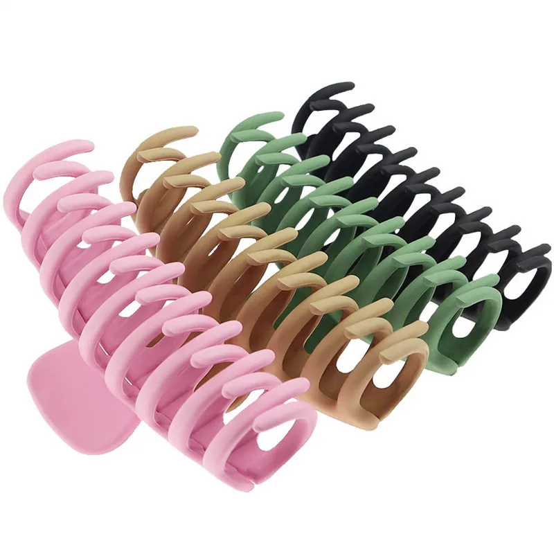 Top Trends: Big Hair Claw Clips Women Large Claw Clip For Thin Thick Curly Hair 90's Strong Hold 4.33 Inch Nonslip Matte Hair Clips Shoppable Styles