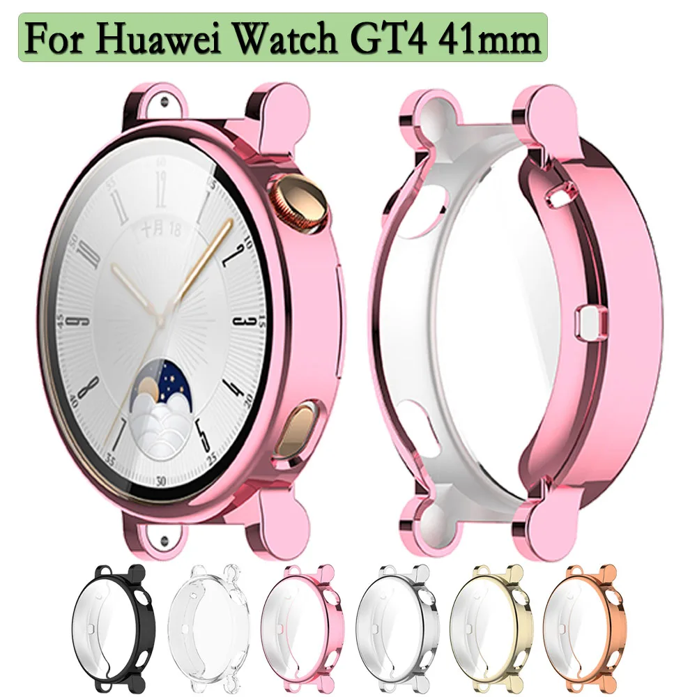 Top Trends: Watch Case For Huawei Watch GT4 41mm Protective Shell Soft And Flexible TPU Cover With Screen Protector Shoppable Styles