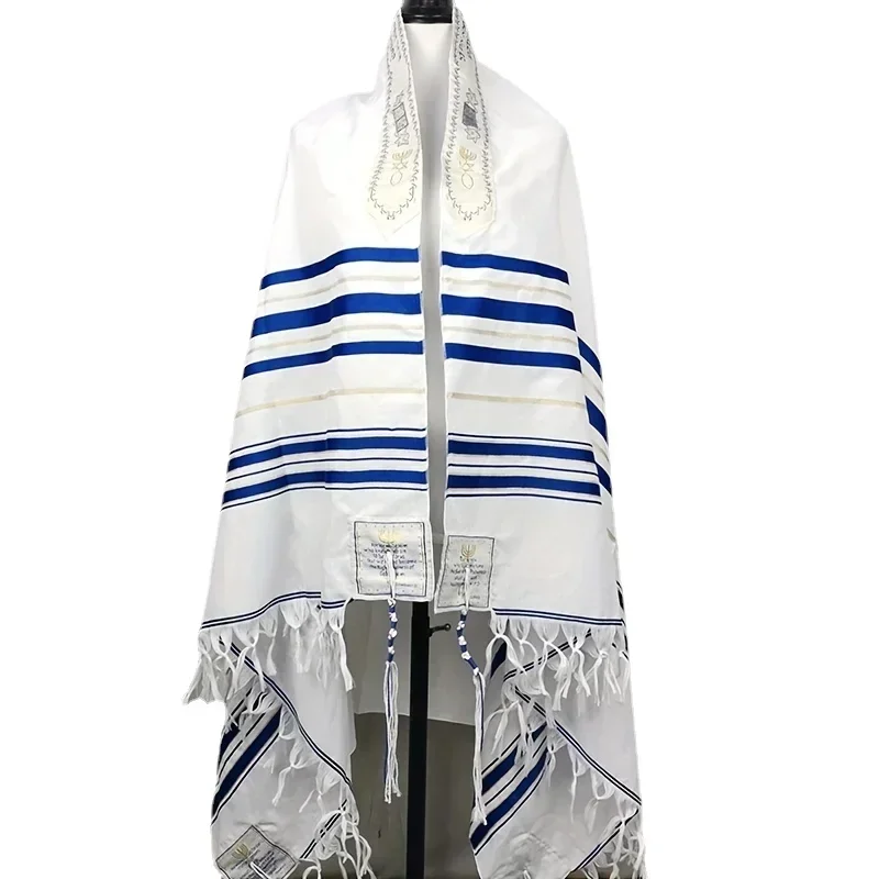 Top Trends: 108*180cm Large Size Prayer Shawl With Cloth Bag Praying Scarfs Priez Wraps For Men Women Priest Arab Shoppable Styles