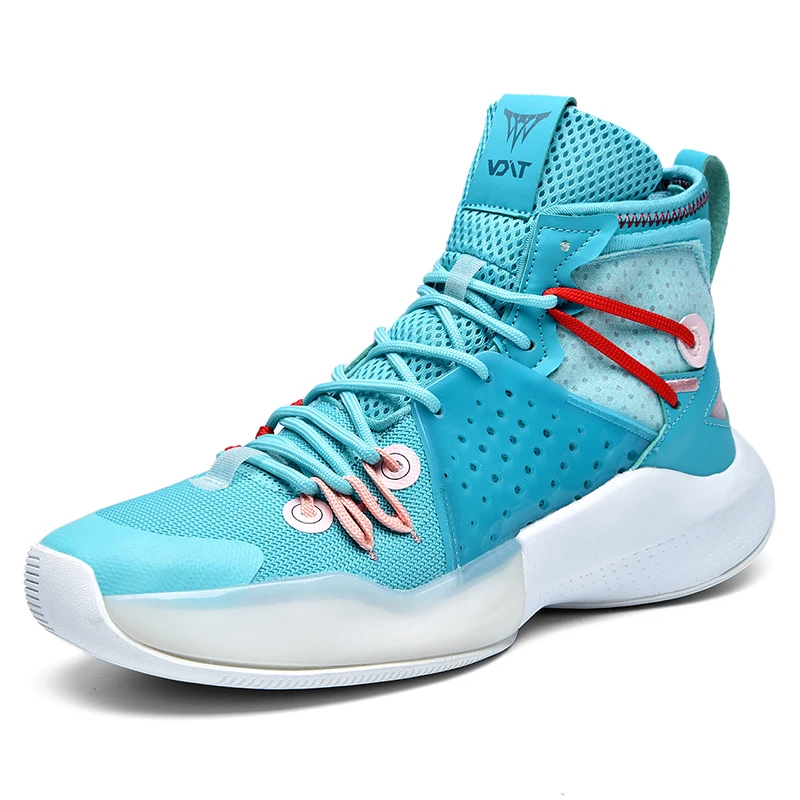 Top Trends: Professional Original Blue Basketball Sneakers Men Luxury Basketball Boots For Men Platform Training Sneakers Man Shoppable Styles