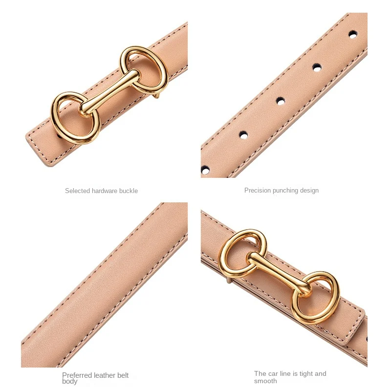 Top Trends: 2022 New Leather Belt Fashion Versatile Ladies Belt Jeans Dress Decoration With Minimalist Style Designer Belt Shoppable Styles