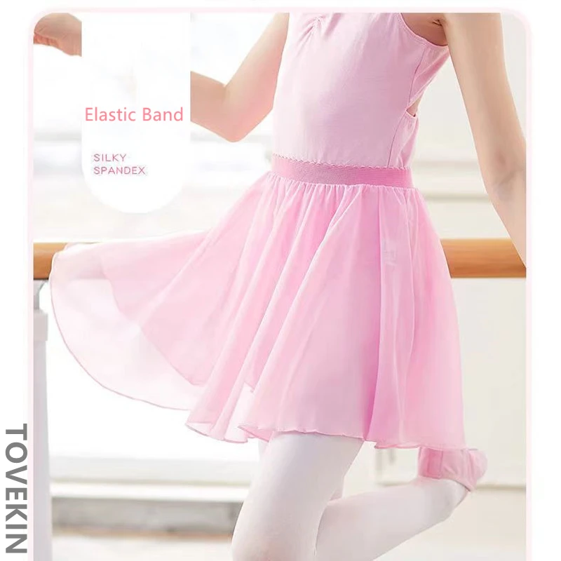 Top Trends: Ballet Belt Leotard Chiffon Skirt Chiffon Ballet Chiffon Apron Girls Skirt Chiffon Apron Tied Skirts Dance Skirt For Young Child Shoppable Styles