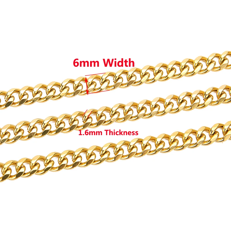 Top Trends: 1 Meter Stainless Steel Gold Beaded Satellite Cable Link Chain For DIY Anklet Necklaces Bracelet Jewelry Making Accessories Shoppable Styles - Image 6