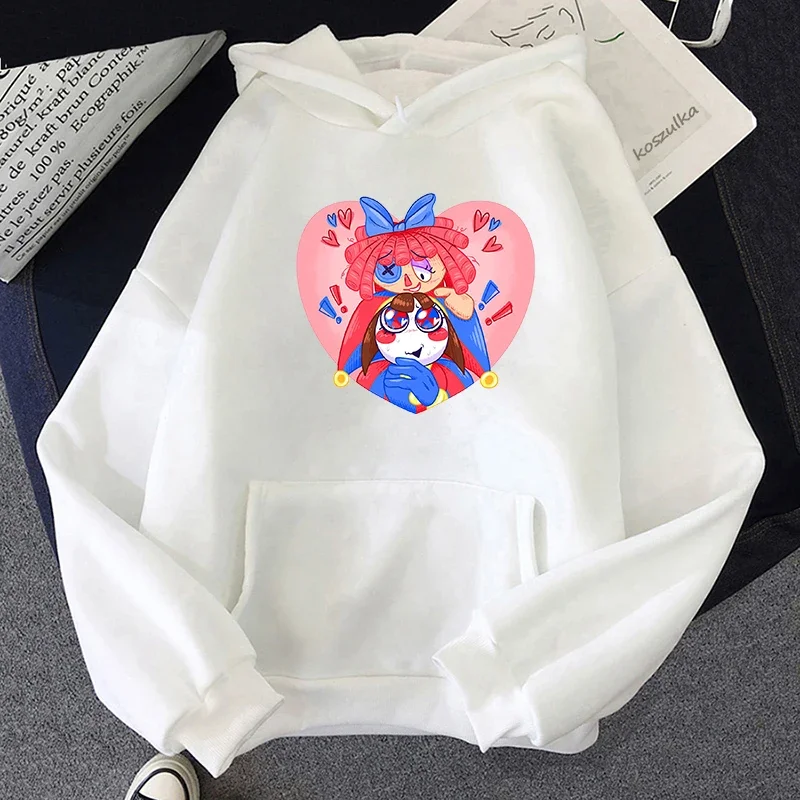 Top Trends: The Amazing Digital Circus Pomni Hoodie Fashion Women Harajuku Funny Kawaii Hoodies Unisex Casual Vintage Pullovers Sweatshirts Shoppable Styles - Image 3