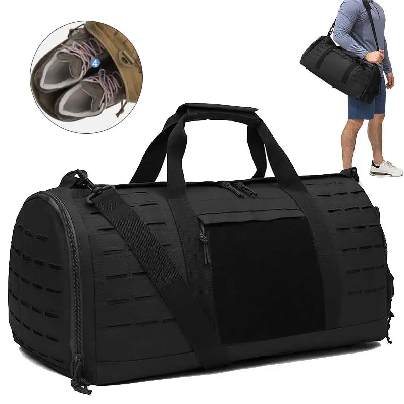 Top Trends: 40L Military Tactical Duffle Gym Bag For Men Sport Fitness Tote Travel Bags Training Workout Bag Shoulder Outdoor Molle XA313A Shoppable Styles