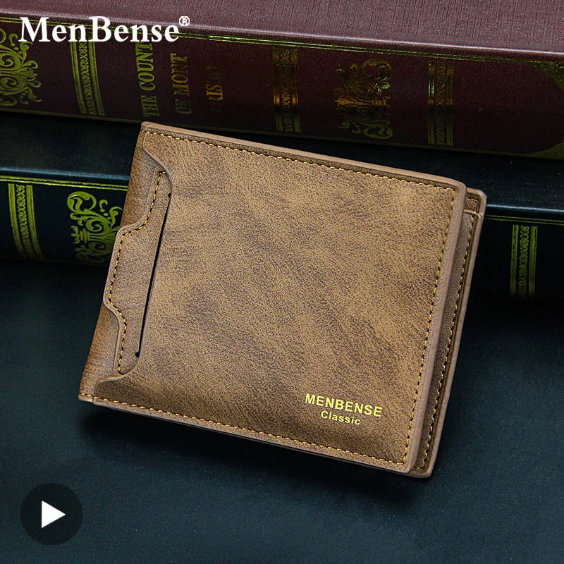 Top Trends: Men Wallet Male Purse Short Slim Wolet For Small Money Bag Parse Perse Cardholder Business Card Holder Bank Murse Teenage Gift Shoppable Styles