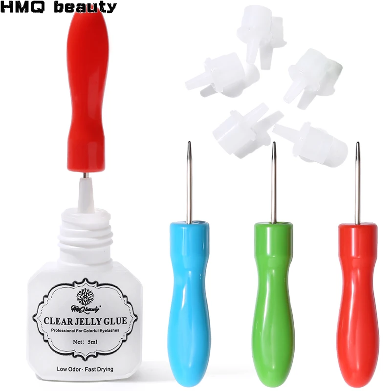 Top Trends: Universal Lash Glue Bottle Blocking Needle Replacement Eyelash Extension Glue Mouth Head Special Plug Caps Opener Makeup Tools Shoppable Styles