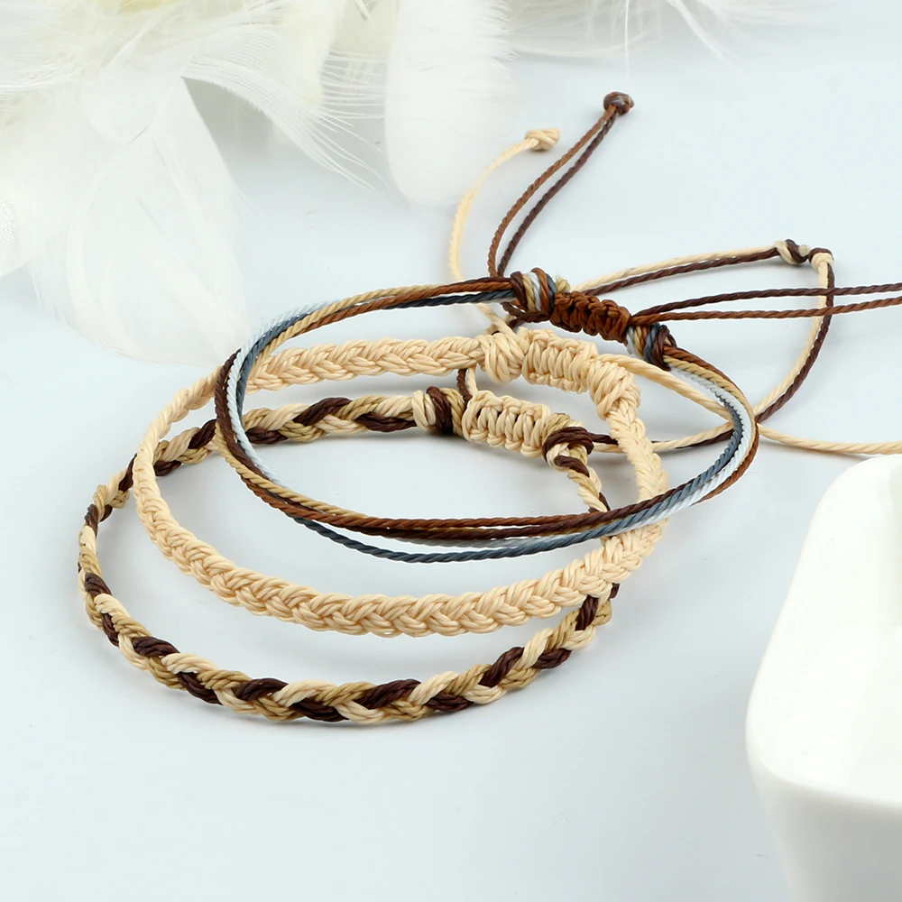 Top Trends: 3Pcs / set Multi Color Tibetan Buddhist Bracelet Women Men Lucky Charm Adjustable Yoga Braided Rope Bracelets Friendship Jewelry Shoppable Styles