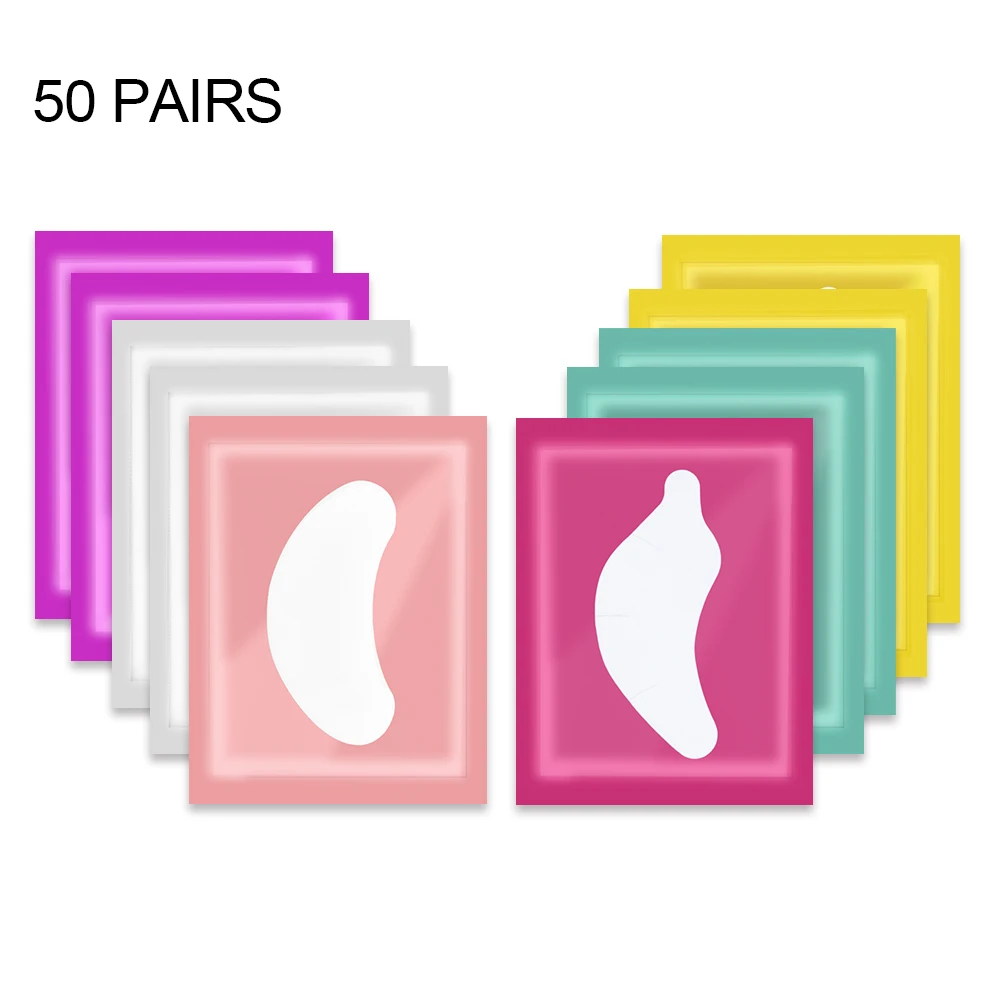 Top Trends: 50 Pairs Eyelash Extension Patch Hydrogel Eyelash Under Eye Patches Gel Lash Pads Makeup Eye Pads For Eyelash Extension Shoppable Styles