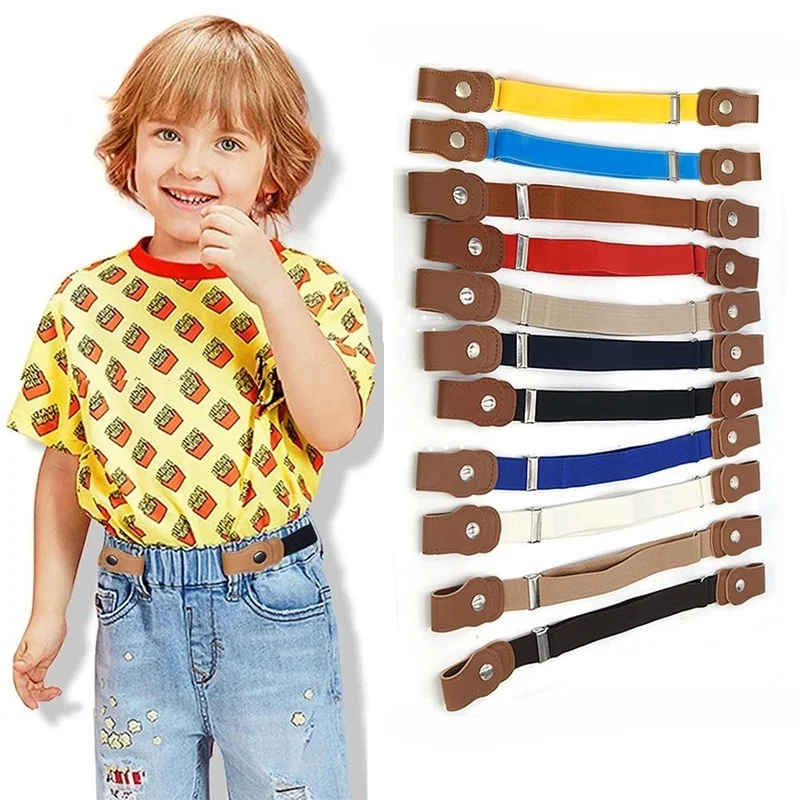 Top Trends: 2022 New Belts For Child Buckle-Free Elastic Belt No Buckle Stretch Belt For Kids Toddlers Adjustable Boys And Girls Belts Shoppable Styles