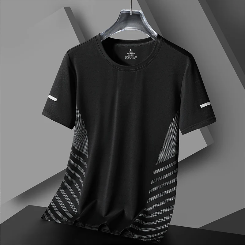 Top Trends: Men's Quick Dry Sport Running T-shirt Summer Fashion Simple Style Short Sleeves OverSize Tee Unisex Round Neck Special Offer Top Shoppable Styles