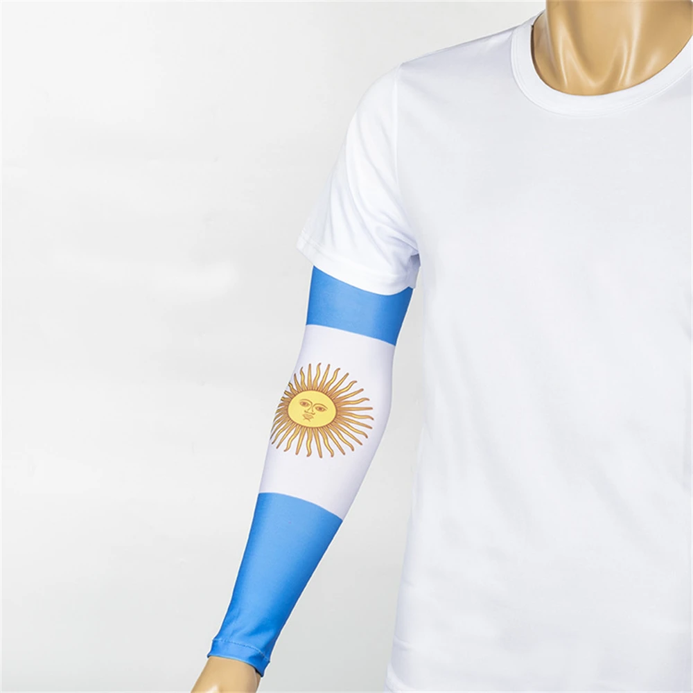 Top Trends: Brazil Argentina France Germany Britain Spain Netherlands Portugal Outdoor Sunscreen Ice Sleeve Armguard JT006 Shoppable Styles