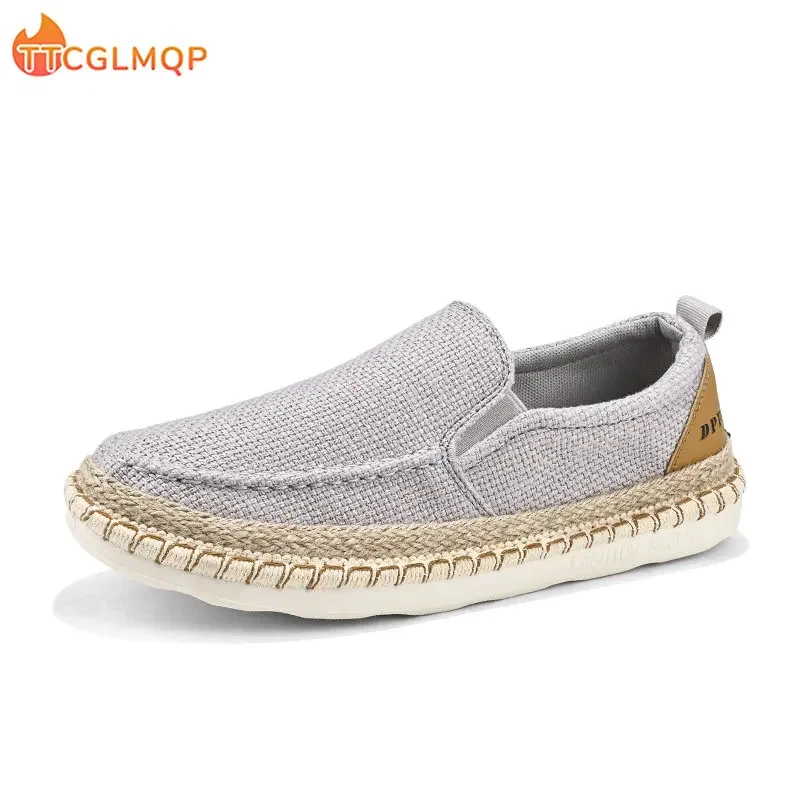 Top Trends: Men Espadrille Shoes Summer Men Canvas Shoes Breathable Men's Casual Shoes Slip On Sneaker Graffiti Espadrilles Footwear Flats Shoppable Styles - Image 5