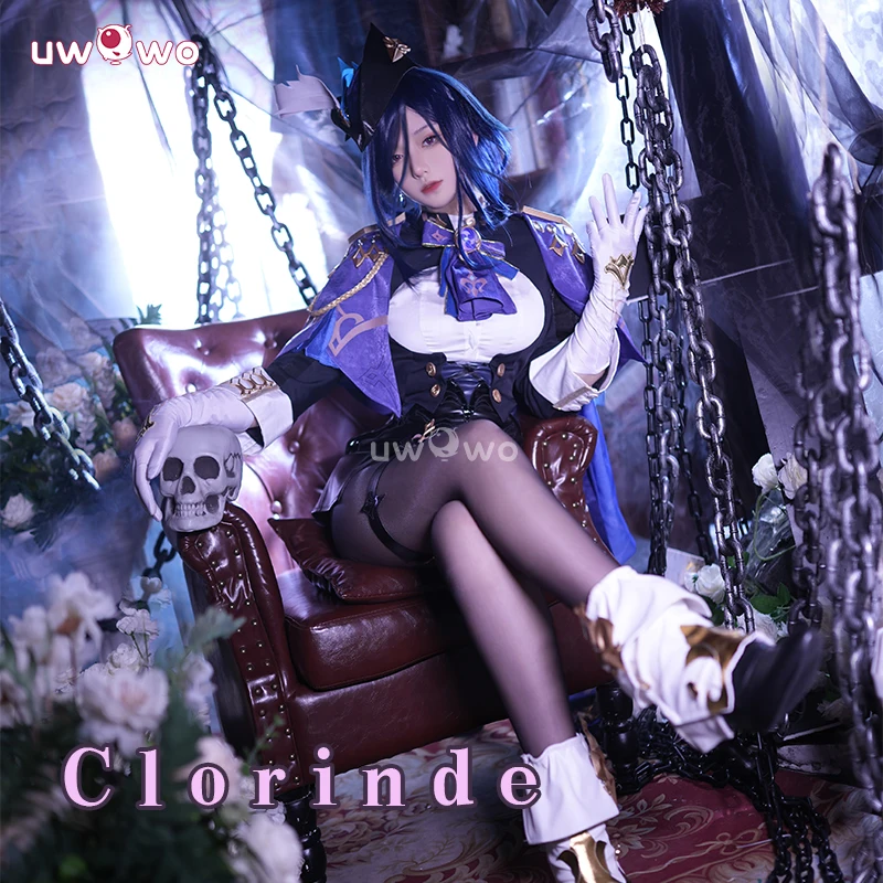 Top Trends: UWOWO Clorinde Cosplay Collab Series: Genshin Impact Clorinde Cosplay Costume Fontaine Cosplay Dress Halloween Costume Shoppable Styles