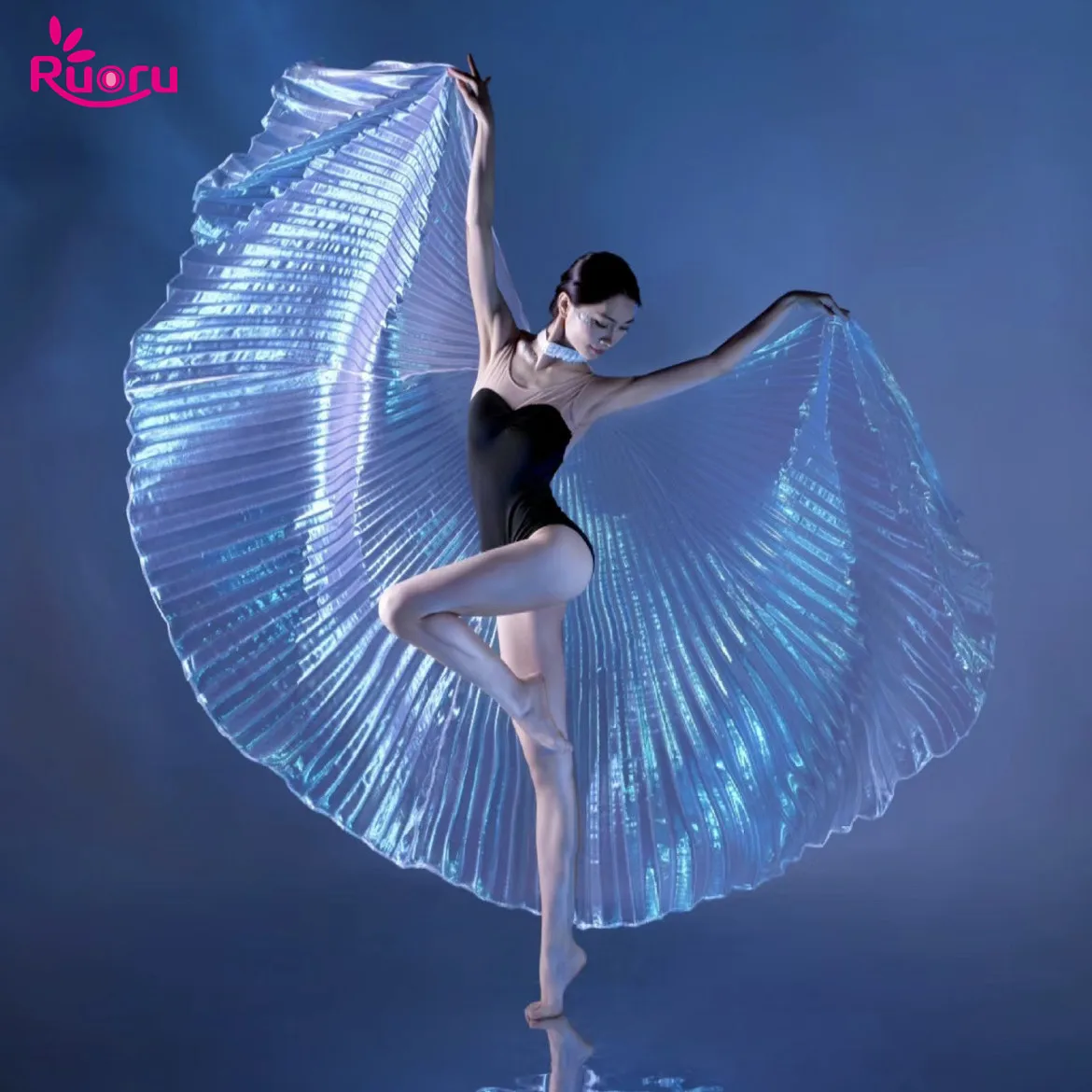 Top Trends: Ruoru Belly Dance Wings Isis Wings Belly Dance Accessories Bollywood Oriental Egyptian Sticks Costume Adult Women Gold Shoppable Styles