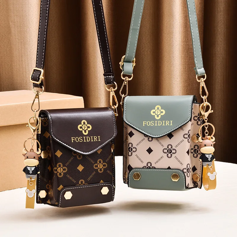 Top Trends: Fashion Women Pattern Shoulder Bag Hardware Chain Strap Color Block Messenger Handbag Composite Crossbody Bag Waist Bag Shoppable Styles