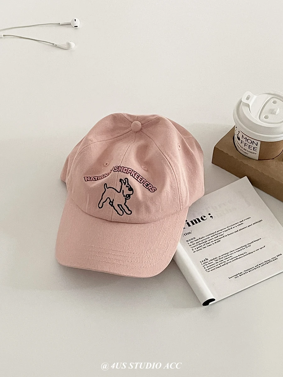 Top Trends: Fresh And Cute Embroidered Soft Top Brushed Cotton Baseball Cap Women&#039;s Deep Top Peaked Cap Shoppable Styles