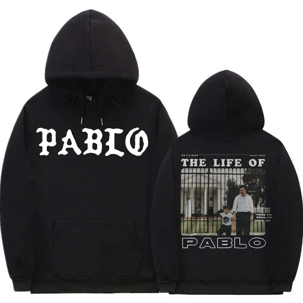 Top Trends: Hip Hop Rapper Kanye West & Escobar Jeen Yuhs The Life Of Pablo Inspired Album Cover Print Hoodie Men Autumn Winter Sweatshirt Shoppable Styles - Image 2