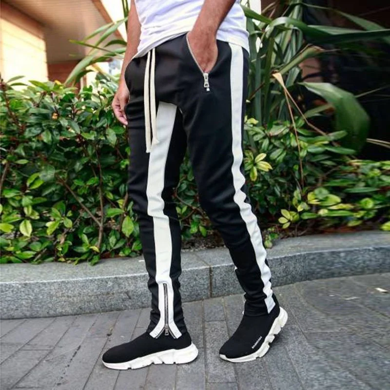 Top Trends: Mens Joggers Casual Pants Fitness Male Sportswear Tracksuit Bottoms Skinny Sweatpants Trousers Black Gyms Jogger Track Pants Shoppable Styles - Image 2