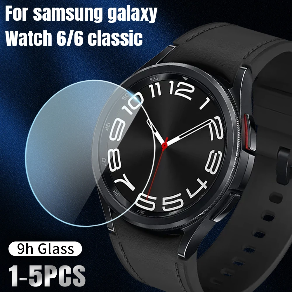 Top Trends: Tempered Glass Film For Samsung Galaxy Watch 6 40mm44mm Anti-Scratch Clear Screen Protector For Galaxy Watch 6 Classic 43mm 47mm Shoppable Styles