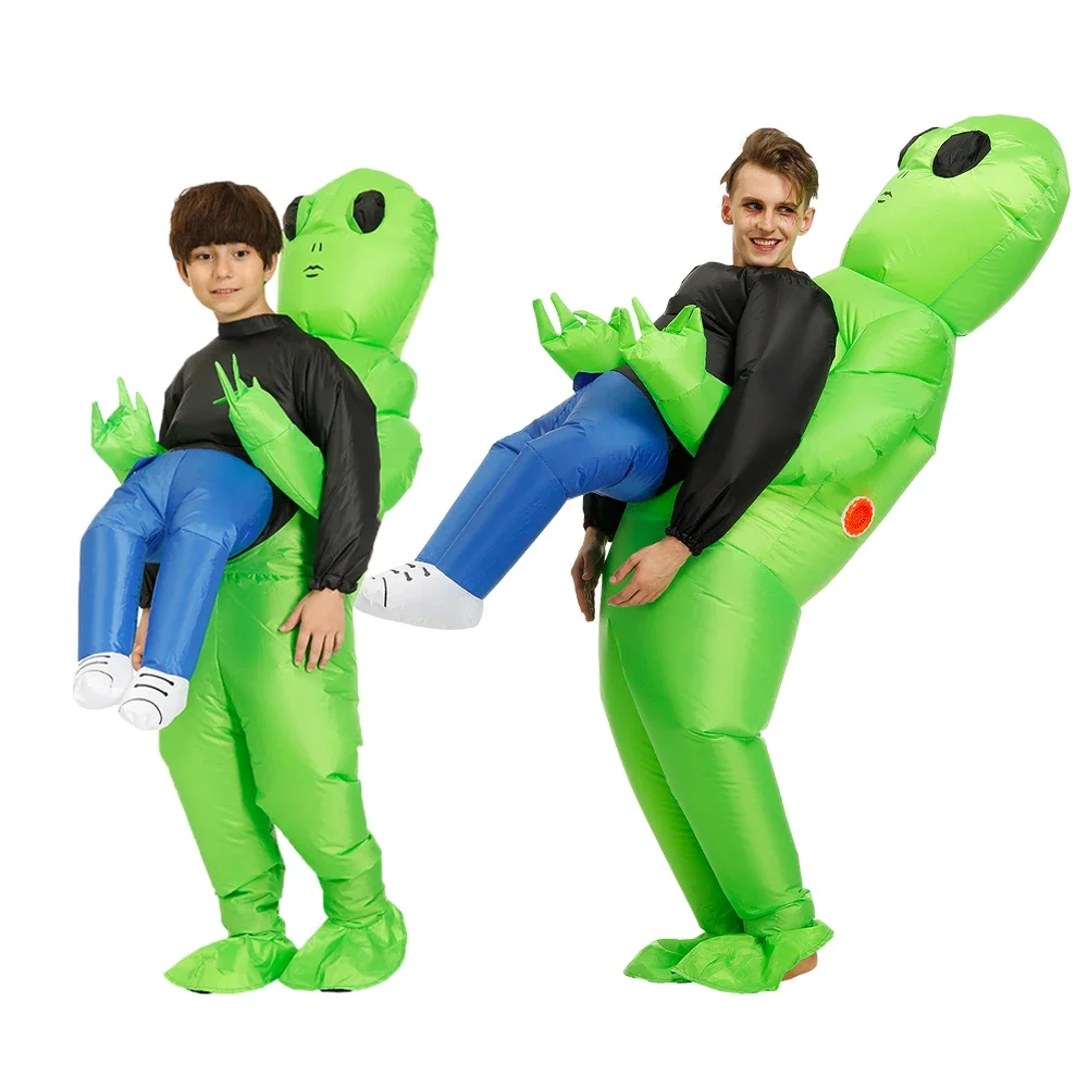 Top Trends: Halloween Anime Fancy Costume Adult Kids Alien Inflatable Costume Boys Girl Party Cosplay For Man Women Funny Suit Dress Shoppable Styles