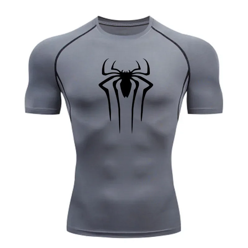 Top Trends: New Compression Shirt Men Fitness Gym Super Hero Sport Running T-Shirt Rashgard Tops Tee Quick Dry Short Sleeve T-Shirt For Men Shoppable Styles - Image 4