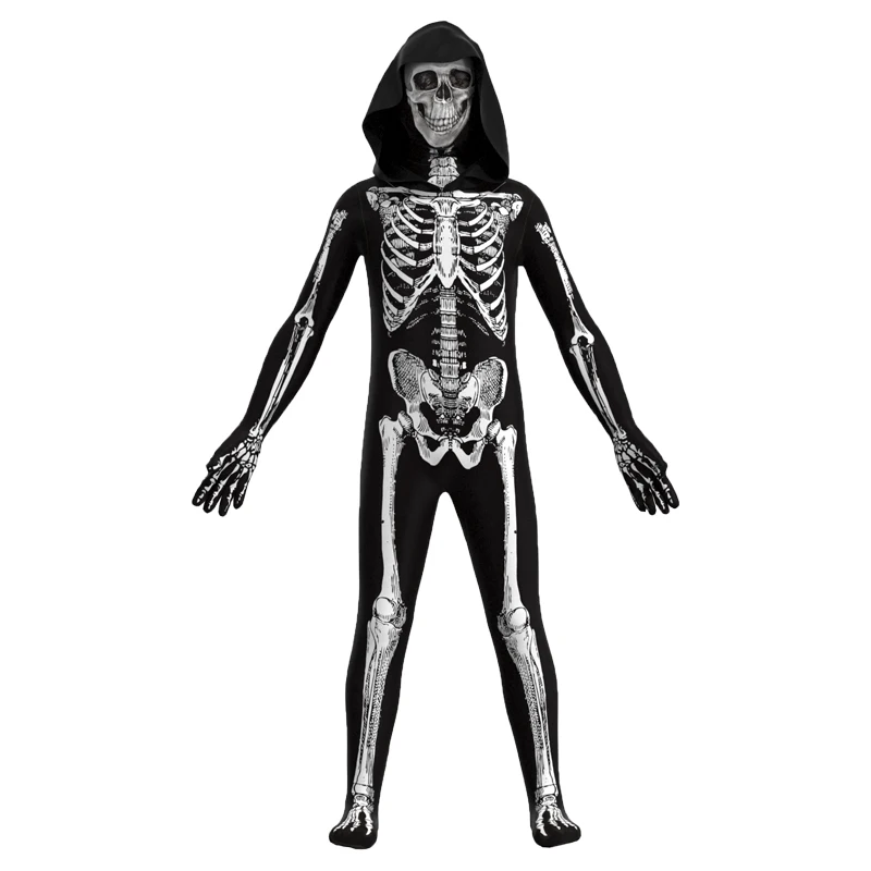 Top Trends: Scary Zombie Costume Cosplay Skeleton Skull Costume Suit Halloween Costume For Kids Adult Carnival Party Dress Up Shoppable Styles