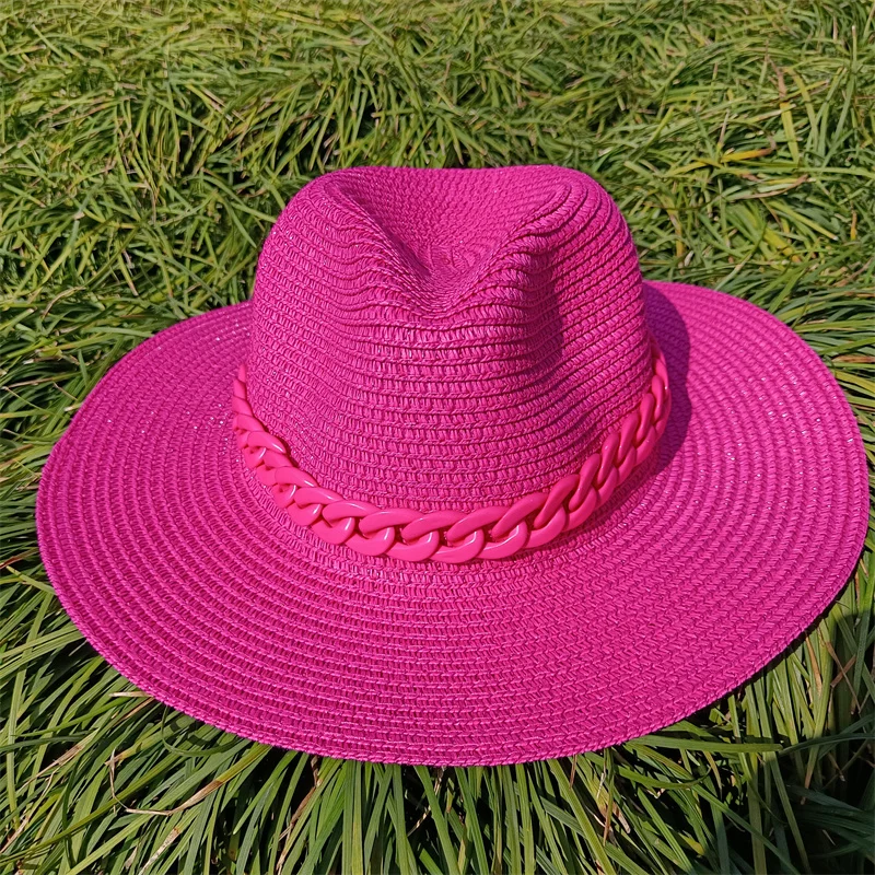 Top Trends: Summer Hat New Adjustable Jazz Straw Hat For Men And Women Fedora Sun Hat Beach Hat Jazz Rose Jazz Hat Shoppable Styles