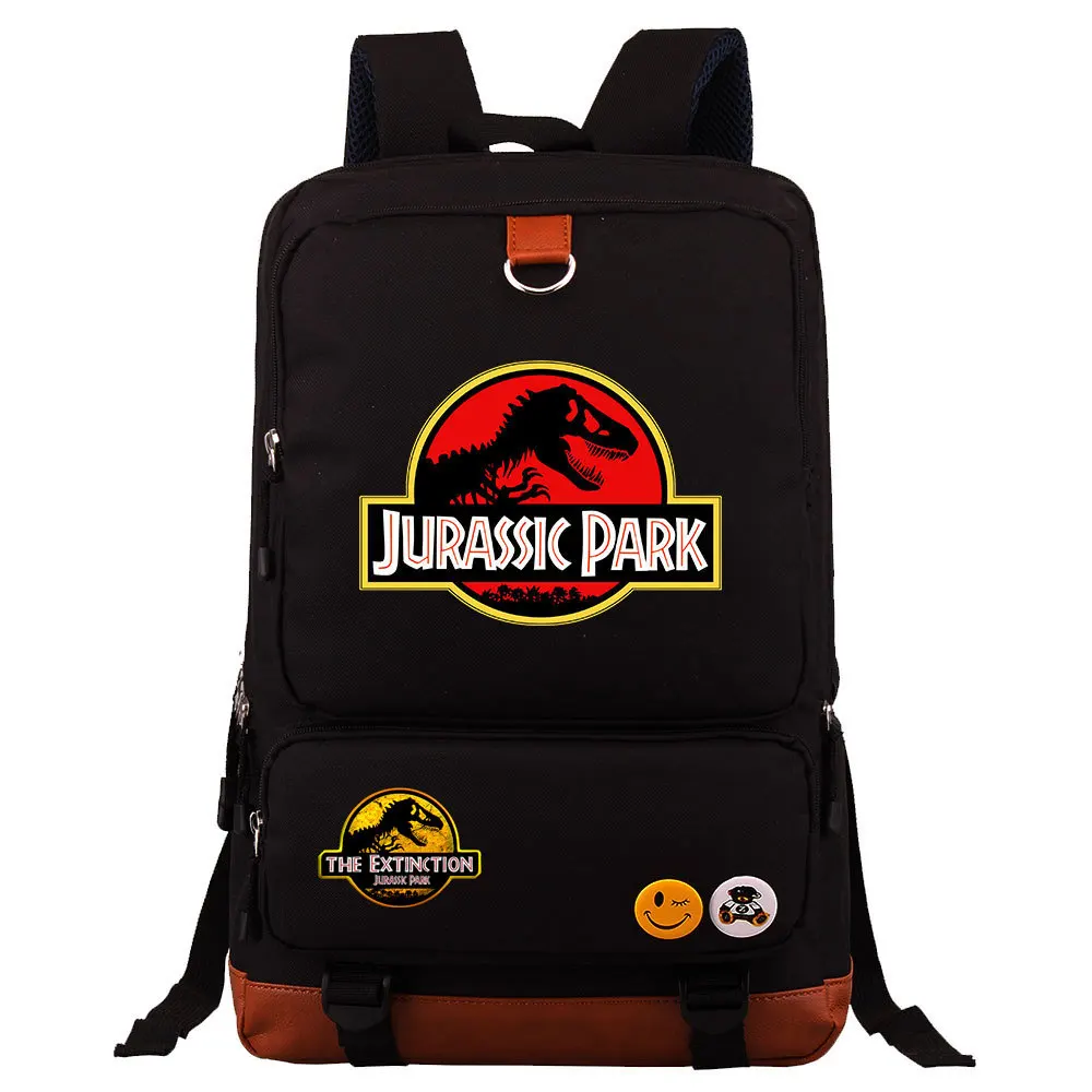 Top Trends: Student Schoolbag Women Fashion Adventure Dinosaur Jurassic Park World Backpack Boy Bagpack Girl Bookbag Teen Satchel USA Anime Shoppable Styles - Image 2