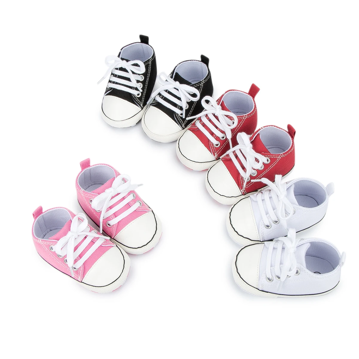 Top Trends: Infant Outdoor Casual Newborn Kid Classic Canvas Sneakers Baby Boy Girl Soft Sole Non-slip Newborns First Walkers Crib Shoes Shoppable Styles