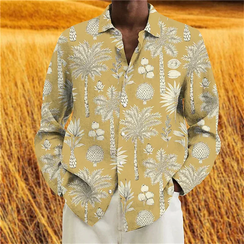 Top Trends: Fashion 2023 Summer Men's Long Sleeve Shirt Plaid Printing Single-breasted Shirt Long Sleeve Shirt Clothing Design S-6XL Shoppable Styles - Image 4