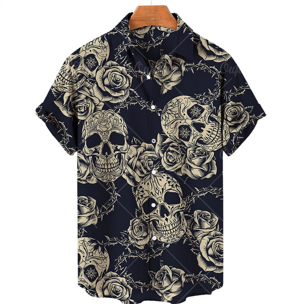 Top Trends: Men's Designer Hawaii Shirts Short Sleeve Collar Top Fashion Streetwear 3d Printed XS-5XL Hiphop Casual Vintage Clothing Shoppable Styles