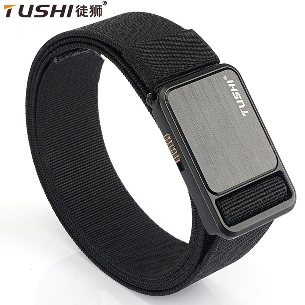 Top Trends: TUSHI Men Belt Outdoor Hunting Tactical Belt Multi-Function Buckle Nylon Belt High Quality Marine Corps Canvas Belt Metal Buckle Shoppable Styles