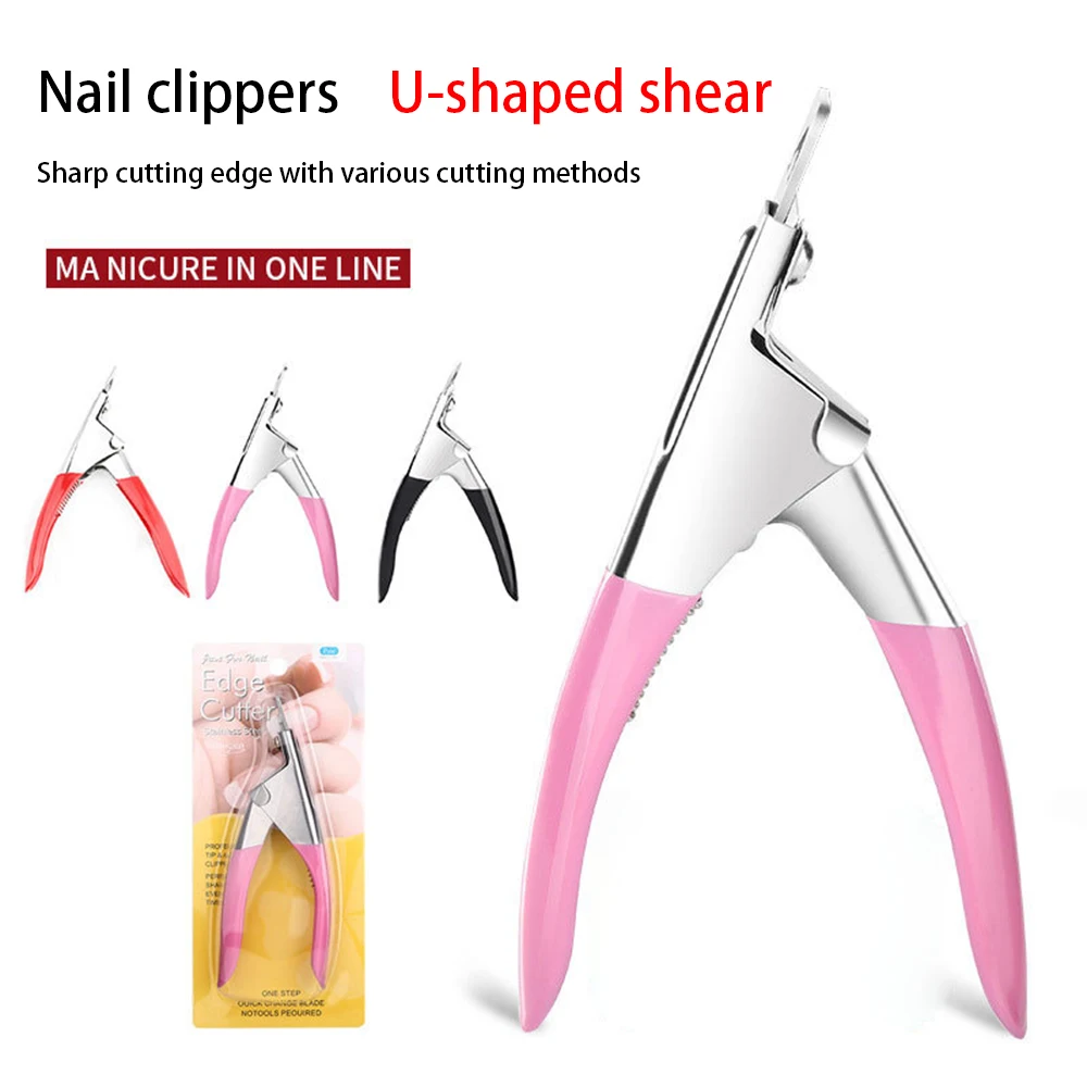 Top Trends: Fake Nails Capsule Cutter U Shaped False Tips Scissors Capsules Guillotine Cutters Nail Clipper Supplies Equipment Manicure Tool Shoppable Styles