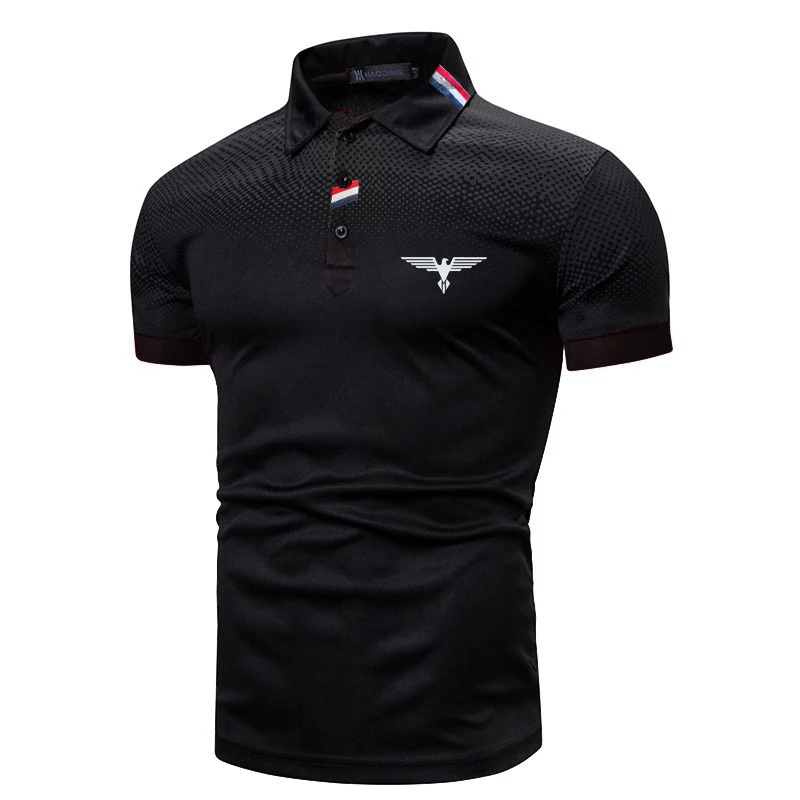 Top Trends: DINGSHITE Summer New Fashion Short Sleeve Polo Shirt Men Business Shirt Shoppable Styles