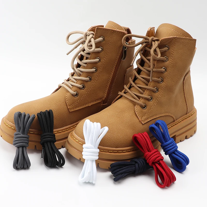 Top Trends: Round Shoelaces Durable Polyester Sneakers Shoe Laces Solid Boots Laces For Shoes 70 / 90 / 120 / 150cm 1Pair Shoppable Styles