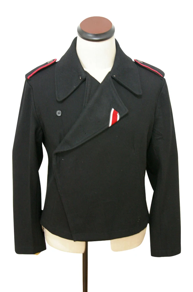 Top Trends: GUWC-001 WWII German Heer Panzer Black Wool Wrap / jacket Shoppable Styles