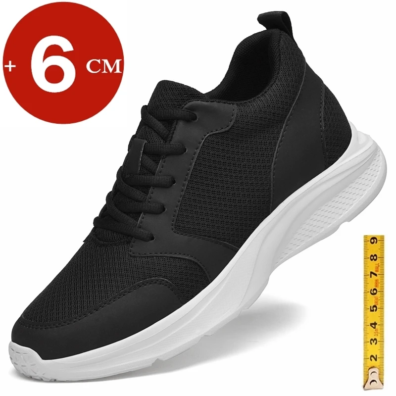 Top Trends: Men Sneakers Height Increase Shoes Heightening Shoes Elevator Shoes For Men Height Increase Insole 6CM Shoes Tall Man Shoes Shoppable Styles