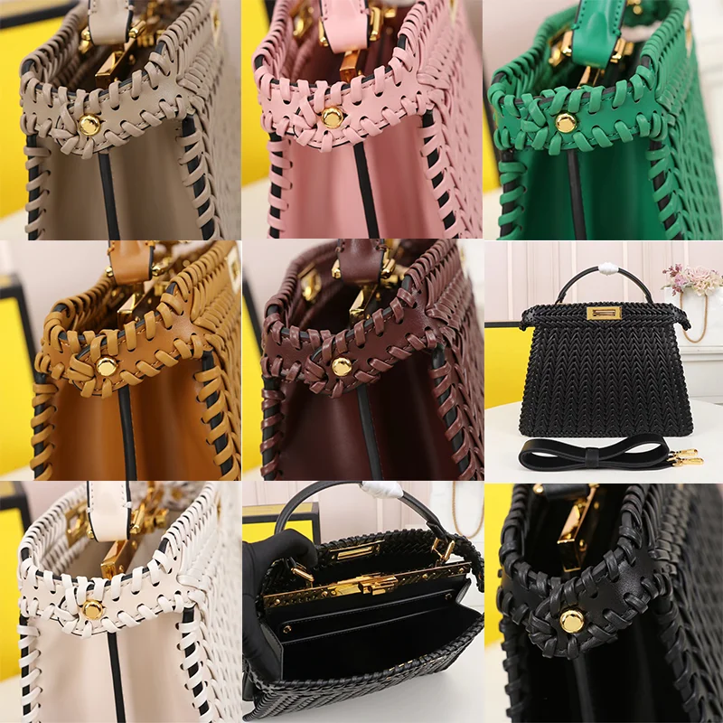 Top Trends: 2023 Classic Woven Handbag Women&#039;s Bag Luxury High Quality Shoulder Bag Fashion Crossbody Bag Multifunctional Travel Bag Shoppable Styles