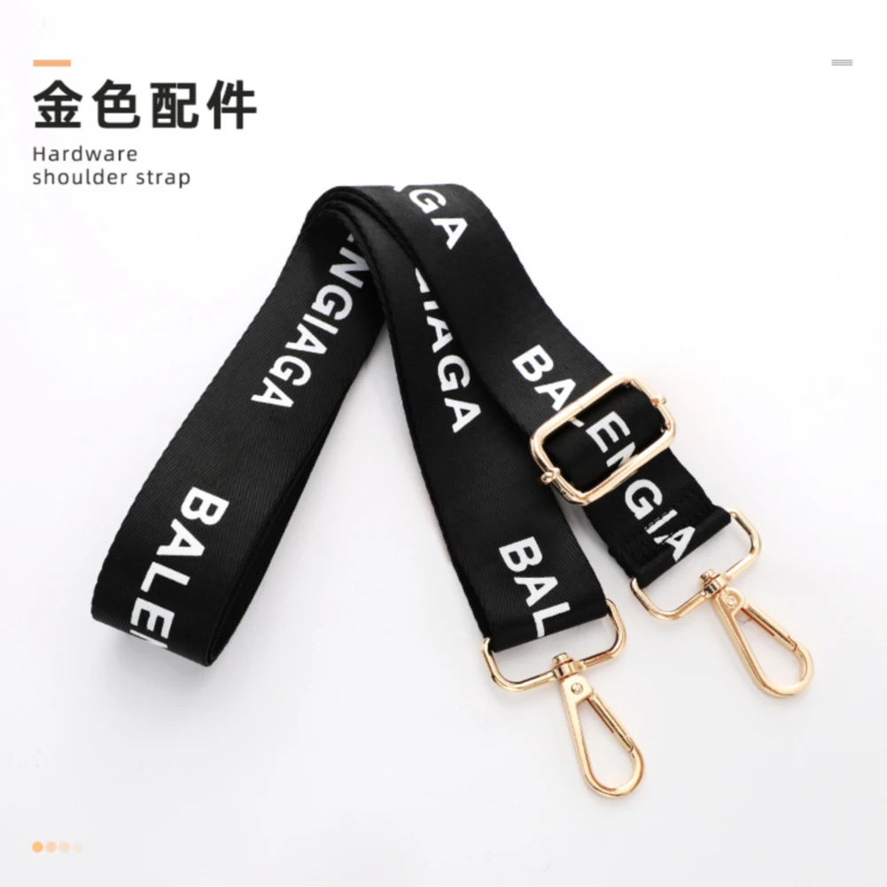 Top Trends: Black Letter Bag Shoulder Strap Accessories Three-color Optional Crossbody Backpack Shoulder Strap Can Be Adjusted At Will Shoppable Styles