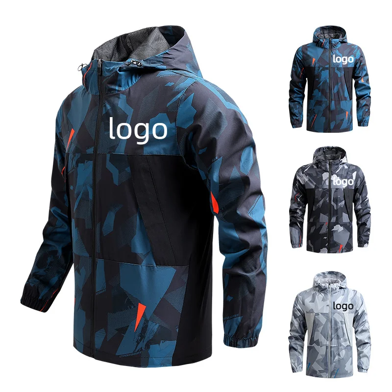 Top Trends: Custom Your Logo Windbreaker Cycling Men Mountain Bike Jacket Outdoor Sports Women Fashion Bicycle Windproof Hooded Wear Shoppable Styles