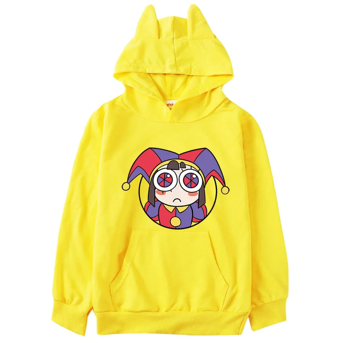 Top Trends: Newest Movie Circo Digital Ropa Clothes Kids Cartoon Pomni And Jax Hoodie Toddler Girls Hooded Sweatshirts Boys Casual Outerwear Shoppable Styles