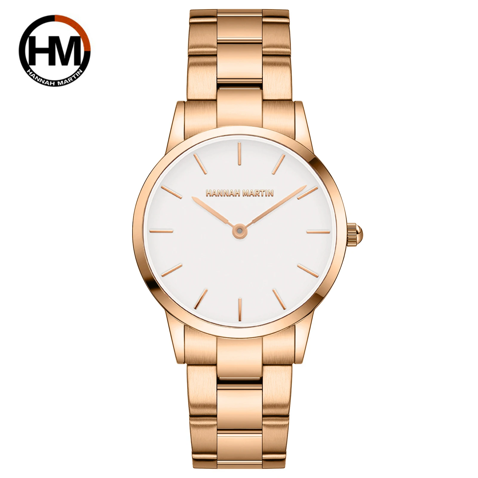 Top Trends: Hannah Martin Top Brand Ladies Watch Elegant Fashion Japan Movement Waterproof Stainless Steel Quartz Watch For Women Gift Box Shoppable Styles