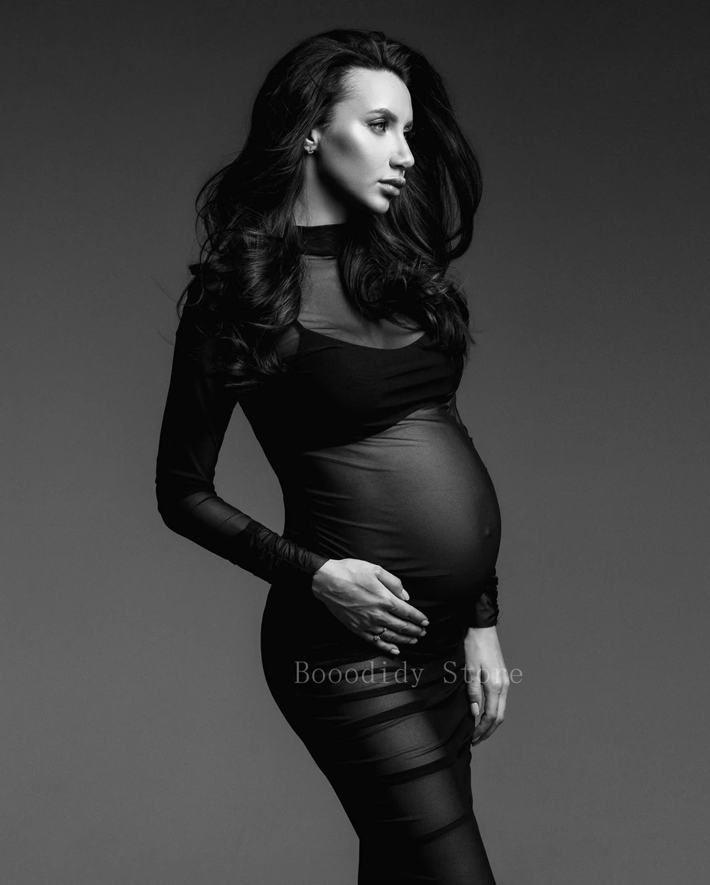 Top Trends: Maternity Dresses For Photo Shoot Pregnancy Women Bodycon Stretchy Maxi Long Clothes For Pregnant Photography Babyshower Props Shoppable Styles