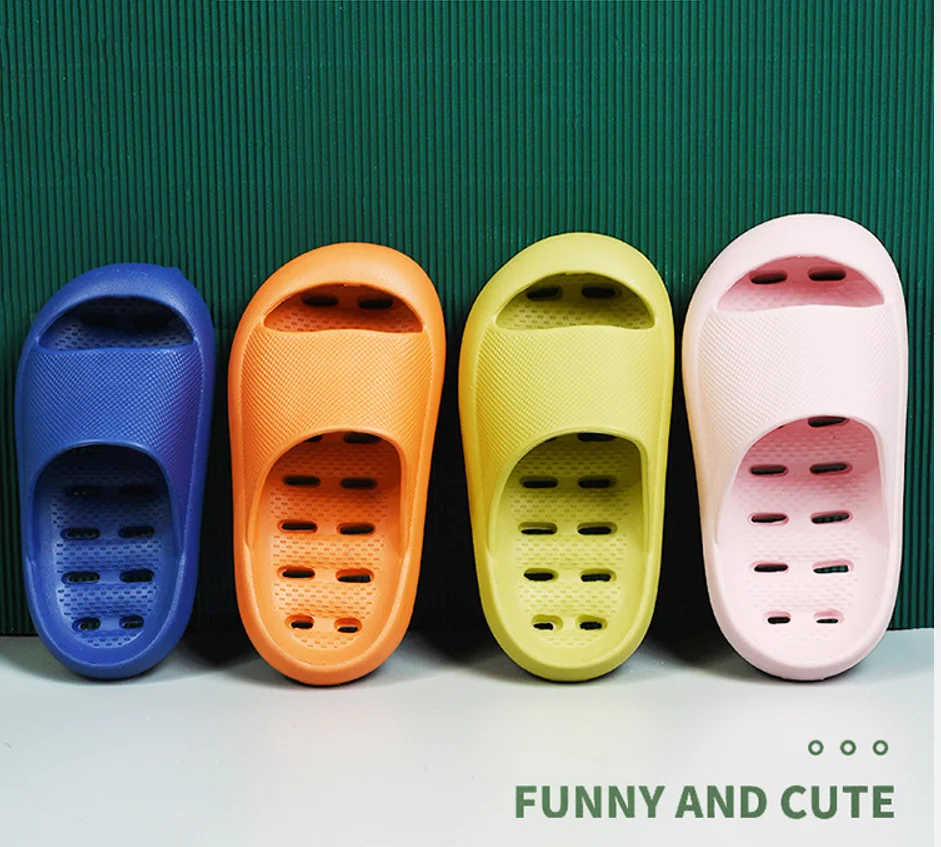 Top Trends: Summer Children's Solid Color Soft Slippers Comfortable Breathable Non-Slip Cute Slippers Home Bathroom Beach Slippers Shoppable Styles