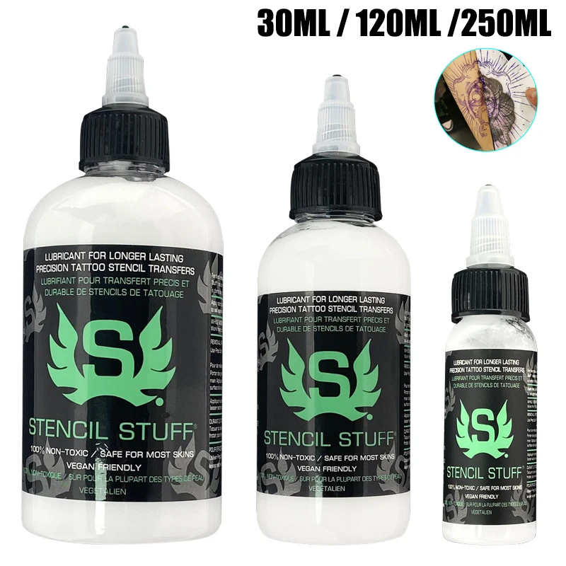 Top Trends: 30 / 120 / 250ml Professional Tattoo Stencil Magic Gel Thermal Copier Tattoo Transfer Stuff Solution Cream Tattoo Ink Set Supplies Shoppable Styles