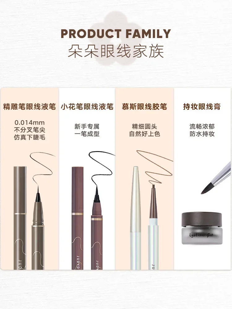 Top Trends: Judydoll New Black Liquid Eyeliner Pencil Waterproof 24 Hours Long Lasting Eye Makeup Smooth Superfine Eye Liner Pen Shoppable Styles - Image 5