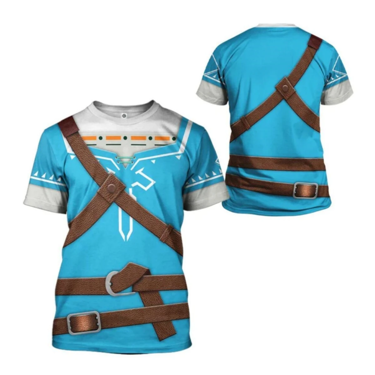 Top Trends: Zelda Cosplay Summer Men Kids Harajuku Breathable Mesh T-shirt Man Street Casual Round Neck Short Sleeve Sportwear Male Tops Tee Shoppable Styles